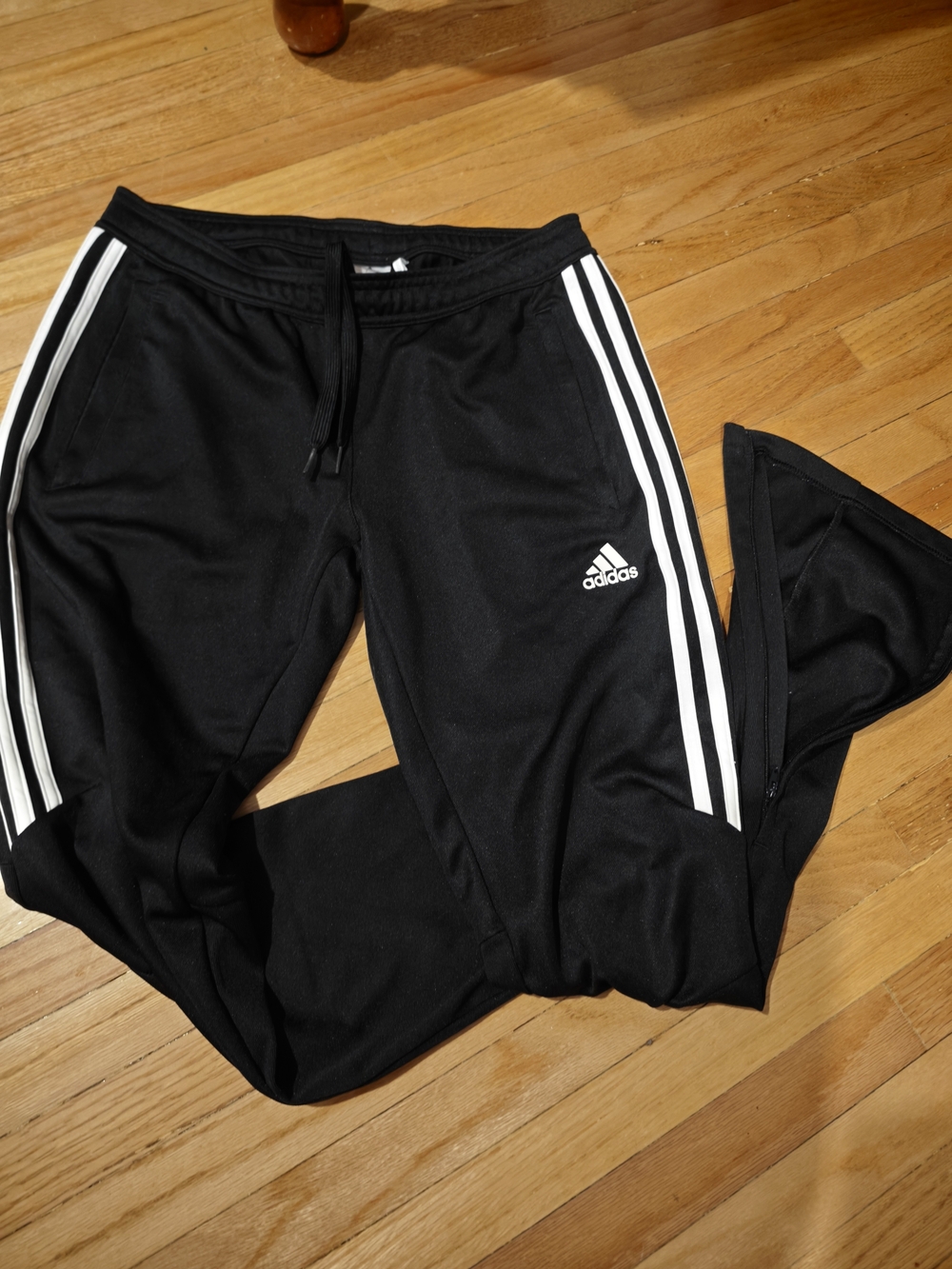 Two Pair Combo- Adidas Soccer Pants (Black And Dark Purple)
